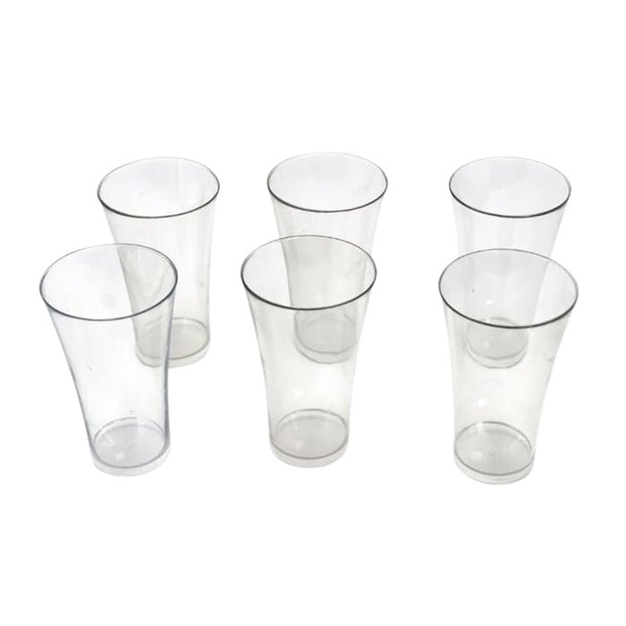 01_ea07365f-79fe-4b1b-80ca-8faf10f39ece_700x700.jpg Stylish look Juicy Glass, Transparent Glasses Set 300ml 6pcs - Image 1