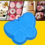 Butterfly Shape Cake Cup Liners I Silicone Baking Cups I Muffin Cupcake Cases I Microwave or Oven Tray Safe I Molds for Handmade Soap, Biscuit, Chocolate, Muffins, Jelly Pack of 4 - Image 2