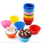Silicone cupcake Shaped Baking Mold Fondant Cake Tool Chocolate Candy Cookies Pastry Soap Moulds (6 pc) - Image 4