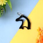 Metal Face Shaped Keychain ? Stylish & Unique Accessory for Horse Lovers (1 Pc) - Image 2