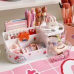 Multi-Functional Plastic Vanity Storage Box ? Organizer for Makeup, Toiletries & Desk Essentials