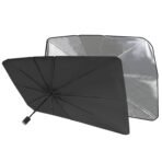 Foldable Car Windshield Sunshade for Heat & UV Protection ? Compact Sun Blocker for Front Windshield (1 Pc)