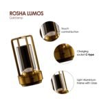 Lantern Lamp: Rechargeable LED with 3 Colors for Bedroom & Restaurant