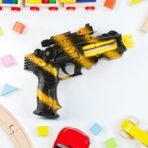 TTG LED Laser Gun Toy ?? Battery Operated Space Blaster with Flashing Lights & Sound (1 Set) - Image 4