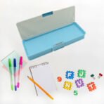 Double Sided Magnetic Geometry Box, Pencil Box with Calculator for Boys Art Plastic Pencil Box for Girls and Boys - Image 5