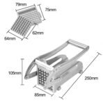 French Fries Potato Chips Cutter Strip Slicing Machine - Image 5