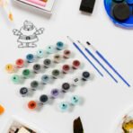 Premium Paint by Number Kits Set | 24 Vibrant Numbered Acrylic Colors & 2 Paint Brush Sets | Adult & Kids Beginner Art Project - Image 2