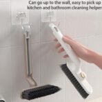 360° Rotating Crevice Floor Cleaning Brush Multi-Function Tool for Tight Spaces - Image 2