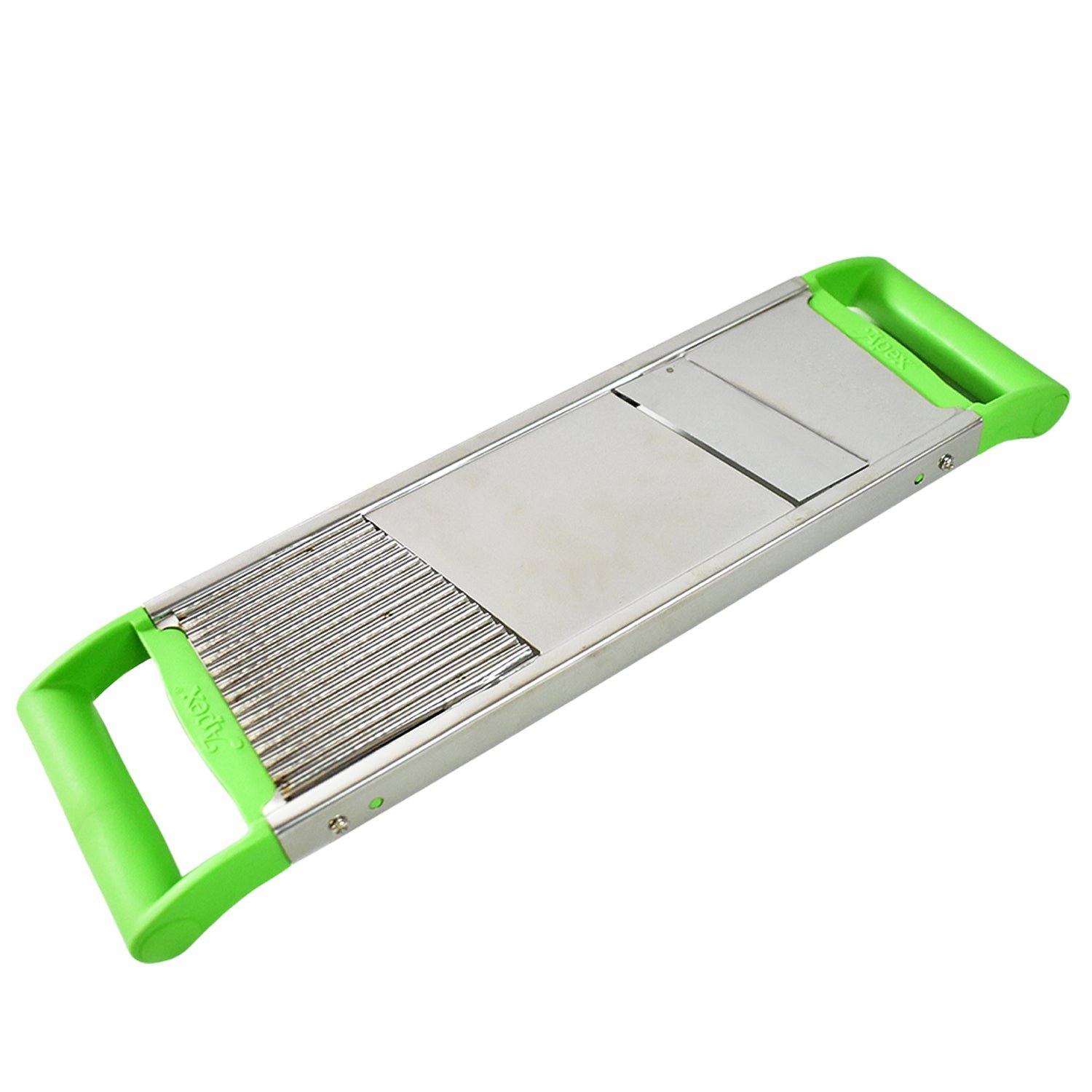 05_80c78013-16cb-4e01-a785-3980ab871200.jpg Stainless Steel 2-in-1 Vegetable Slicer ? Dual s for Slicing & Julienne Cutting, Durable and Easy to Use - Image 1