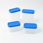 Glory Plastic Storage Container Box Set ? 4-Piece Airtight, Stackable Organizer for Kitchen, Pantry, Office & More