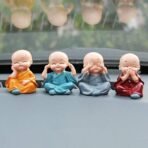 Baby Buddha 4Pc and show piece used for house, office and official decorations etc. - Image 3