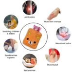 Hot Water Bag Soft, Cozy for Pain Relief Comfort Ideal for Colds, Aches, and Stress Relief - Image 2