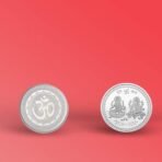 Silver color Coin for Gift Pooja Not silver metal - Image 2