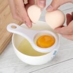EGG YOLK SEPARATOR, EGG WHITE YOLK FILTER SEPARATOR, EGG STRAINER SPOON FILTER EGG DIVIDER - Image 5