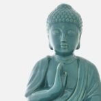 Teal Meditating Buddha Statue - Serene Resin Idol in Dhyana Mudra for Home Decor, Zen Garden, Yoga Studio, & Spiritual Gifts - Image 6