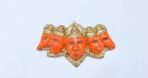 Panchmukhi Hanuman Ji Murti - Five-Faced God Idol - Hindu Resin Statue for Temple, Vastu, Home Pooja Mandir & Car Dashboard Gift - Image 2