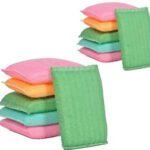 Scratch-Proof Kitchen Utensil Scrubber Pad (Pack of 12)  Durable and Effective for Safe, Scratch-Free Cleaning