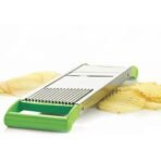 Stainless Steel 2-in-1 Vegetable Slicer ? Dual s for Slicing & Julienne Cutting, Durable and Easy to Use - Image 2